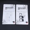 4 i 1 Noosy Nano SIM-kortadapter Satser Micro Standard SIM-kort Verktyg SIM-kort Pin Androidiphone med Retail Box 1000PCS