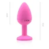 7 * 2.5 cm Métal Plug Mini Anal Sex Toys pour Femme Hommes En Acier Inoxydable Anal Butt Plugs + Cristal Bijoux Butin Perles Produits de Sexe 0701