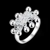 Wholesale - Retail lowest price Christmas gift, free shipping, new 925 silver fashion Ring R016