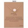 Nouvelle arrivée Dogeared collier avec carte-cadeau éléphant perle amour ailes croix signe du zodiaque Compass lotus pendentif pour les femmes bijoux de mode