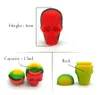 15ml silicon container Nonstick wax containers silicone box food grade jars dab tool storage jar oil holder for approved
