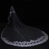 Veils Luxury 5 Meters Bling Sequins Full Edge Lace Two Layers Wedding Veil with Comb Long Bridal Veil Veu De Noiva