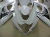 Injection Moto Parts Fairing Kit per SUZUKI GSXR 1000 05 06 Bianco Argento Fairings GSXR1000 K5 2005 2006 a09