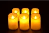 3" * 4,5" Elfenbeinwachs Flammenlose LED-Kerze mit beweglichem Docht für Hochzeit, Bars, Party, Heimdekoration mit kostenlosem Versand