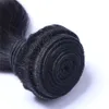 Capelli vergini umani dell'onda del corpo brasiliana tesse trame doppie di colore nero naturale 3 pezzi estensioni dei capelli Remy a testa piena possono essere tinti 4249057