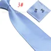 Tillverkare av plats Partihandel 15 Färgdrag Män Klänning Element Grid Tie Pocket Handduk Manschettknappar Handkerchief Gratis Frakt