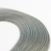 Silve Color Seamless Virgin Human Hair Skin Weft Tape in Remy Hair Extensions Hair Extensions Slik Straight Tape on Extension 100g Per Piece