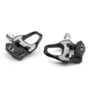 Catazer 298g Racer Road Bike bicycle self-lock pedal aluminum Alloy bearing pedal with SPD-SL Cleats Bicycle Accessories Black Color