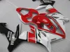 Formowanie wtryskowe Bezpłatne Dostosuj Łwycenia dla Yamaha YZFR1 2004-2006 Red White Black Fairing Kit YZF R1 04 05 OT14