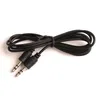 Gorąca sprzedaż 100 CM Czarny AUX Kabel pomocniczy 3.5mm Męski Kable audio Stereo Przedłużanie samochodów Przewody Przewody dla urządzeń cyfrowych