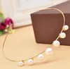 Fashion Rhinestone Pearl Bands para a cabeça Crystal Flor Bowknot Heart Star Hair Bands