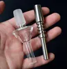 NC Quartz Tip Titanium Tip 10mm 14 mm 18 mm Quartz Nail Titanium Nail voor Nector Collector Kit2540667