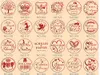 Groothandel- vintage op maat gemaakte 102 stijlen Gepersonaliseerde uw ontwerp Huwelijksuitnodiging Naam Datum Afbeelding Wax Seal Sealing Stempel Set