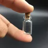 1 2 4 5ML Mini Vials Clear Glass Bottles Jars with Corks Stopper Small Corked Glass Bottle DIY Decoration Empty Little Bottle for Sand Arts Crafts Project Party Favors