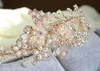 Czeski Bridal Headpieces 2017 z Dżetów Kryształy Bling Bling Luxury Ślubne Opaski Złote Bridal Tiaras Korony
