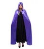 adulto sexy com capuz Cloaks Mulheres Homens Colorful Halloween veste trajes perfeito para o inverno Medieval longa capa Decoração do partido bruxa cape