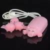 도매 만화 돼지 USB 허브 한 드래그 3 허브 컴퓨터 USB2.0 포트 스플리터, 귀여운 핑크 돼지 저격수 3 포트 데이터 확장기 모바일 요금