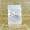 Plastic Poly OPP Packing Packaging Bag Cell Phone Case Clear and White Jewelry Food PVC Bag Many Size Available