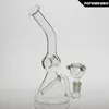 SAML Bong alto 23 cm Narghilè Diffusione tubi per fumare acqua adorabili piattaforme petrolifere bong in vetro dimensione giunto 14,4 mm PG5044 (FC-ciambella)