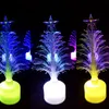 Flashing Christmas tree, colorful optical fiber, tree, children's luminous toy, street vendor, wholesale gift, hot selling factory Party Favor