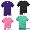 Mens Tshirts Candy Color Cotton Round Neck Kort ärm T -shirt 180G reklamtröja Kort ärm Solid stöder utskrift av din logotyp med extra kostnad sant