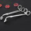 Rostfritt stål Candle Shears Round Head Wick Shears Hook Clipper Bar Restaurang Hand Tool Sax Trimmer Scissor Cutter Tools