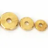 boyute 100pcs 3mm 4mm 5mm 6mm 7mm 8mm 10mm 12mm round metal brass diy spacer keds for Jewelry Making263C