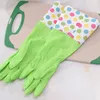 Polaire épaisse à l'intérieur de longs gants en Latex Anti-froid gants de nettoyage gants en caoutchouc pour le lavage de la vaisselle de jardinage livraison gratuite