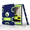 Original Silicon + PC Armor ShockoProof Heavy Case för iPad 10.2 2021 9.7 Pro Air2 10.5 11 Mini 1/2/3/4/5