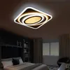 Luces Accesorios modernos de iluminación de lámpara de techo de techo acrílico para la sala de estar decoración del dormitorio