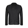 Мужские костюмы Blazers Оптовые - Мужские Официальные Slim Fit Blazer Костюм Бизнес Пальсь Свадебные Вечеринки Топы Hombre Куртки Серый Black1