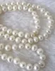 Nouvelle fine 20inch 7-8mm perles blanches bijoux perle de culture collier boucles d'oreilles