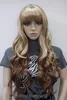 11 colors Long Wavy Bangs Women Natural Daily wig Hivision beautiful charming New1213179