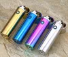 Cylinder Electric Pulse unik form Dubbelbåge cigarettändare USB -laddning Cigrette Plasma SHEAM LIGHTER 8 Färger Rökningstillbehör Försäljning