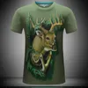 Delphin-Baumwoll-Hip-Hop-Designer-T-Shirts für Männer Kurzarm Sport 3d Hemd Männer Leopard Camouflage Marke T-Shirts Herren Designer Kleidung