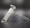 新しいガラスハンマー6アームPercガラスパーコレーターバブラー水管マトリックス喫煙パイプタバコパイプボッツボンズシャワーヘッドPERC 2つの機能