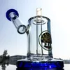 DGC Sidecar Glass Bong Dab Rigs Water Pipes With 14mm Titanium Nail Smalll Bong Oil Rig Smoking Water Pipe Bongs DGC1258