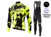 2024 Fluo Yellow Morvelo Winter Cycling Jersey Pants Set Ropa Ciclismo Thermal Fleece Windproof Cykelkläder cykelkläder