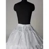 W magazynie Tanie cztery obręcze pięć warstw floited A-Line Petticoats Slip ślubny Crinoline dla sukni kulkowych Quinceanera / Wedding / Prom Dresses 2020