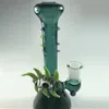 15 cm De Altura Grosso Caçador de Vidro Bong 14.4mm Conjunta com Cone Pedaço Inline Pecolato Vasos Estilo Oil Rigs Olho Bead cachimbo Hookahs