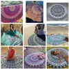 Round Mandala Indian Tapestry Beach Towel Bikini Beach Cover Ups Bohemian Hippie Beachwear Beach Sarongs Shawl Bath Towel Yoga Mat OOA1421