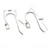 10pairs Lot 925 Sterling Silver Earring Hooks Hitta för DIY Craft Fashion Jewelry Gift 18mm W045228T