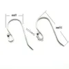 10pairs Lot 925 Sterling Silver Earring Hooks Hitta för DIY Craft Fashion Jewelry Gift 18mm W045330Z