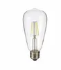 E27 ST64 Светодиодные лампы Старинные светодиодные лампы накаливания ретро светильник 2W 4W 6W 8W теплый белый AC110-240V