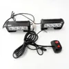 2 * 4 Luzes Estroboscópicas LED para Caminhões Jeep SUV Carros 12 V Universal Âmbar À Prova D 'Água Luz Do Carro De Emergência