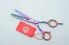 Z1004 55039039 Purple Dragon Colorful Hairdressing Scissors Factory Cutting Scissors Thinning Shears professional Hum4031514