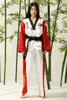 3色ファッション韓国スタイル刺繍テコンドードボックTKDテコンドーユニフォームアダルトメン女性空手服ウェアテコンドーsui3224965