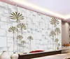 Fantastic woods TV wall decoration painting 3d murals wallpaper for living room