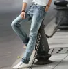 Frühling Sommer Retro Nostalgie Gerade Denim Jeans Männer Casual Männer Lange Hosen Hosen Biker Jean Größe 28-38