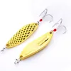 Hot Atificial Metal Spoon Fishing Baits 5g 10g 15g 20g Silver/Gold Spinnerbaits VIB Blades lure Spinner bait